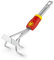 Wolf-Garten 71AIA002650 LB-M Coltivatore Sarchiatore, Rosso/Argento, 12.5x18.1x28.1 cm