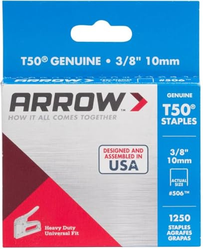 Arrow Fastener 50624SPTP 3/8 T50 Staples