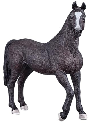 MOJO Arabian Stallion Black Horse Farm Animal Model Toy Figure