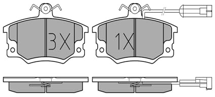 Meyle 025 208 3317/W Brake Pad Set, disc brake