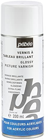 Pébéo - Barniz Brillante (200 ml), Transparente