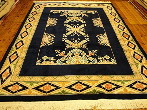 Designer Handgeknüpfter China Orientteppich aus Schurwolle 305 x 240 cm
