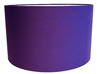 Lampenschirm für Tischleuchte in Zylinder Polycotton Lila TL 40-40-20