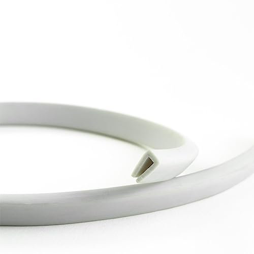 EUTRAS [5m] Kantenschutz KSO4007 grau 3,0 mm – schützt und entschärft Kanten – für Bleche – TOP um Kurven und Biegungen - TOP Industriequalität Made in Germany