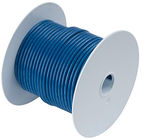 Ancor 102150 Marine Grade Electrical Primary Tinned Copper Boat Wiring (16-Gauge, Dark Blue, 500-Feet)