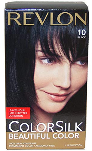 Revlon Colorsilk Haircolor, Black, 1-Count by Revlon
