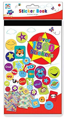 Kids Create 1500 Assorted Design Sticker Book