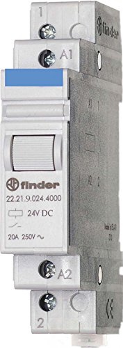 Finder 222190244000PAS - Relé modulare 24 VDC 1 NO 20 A AgSno2