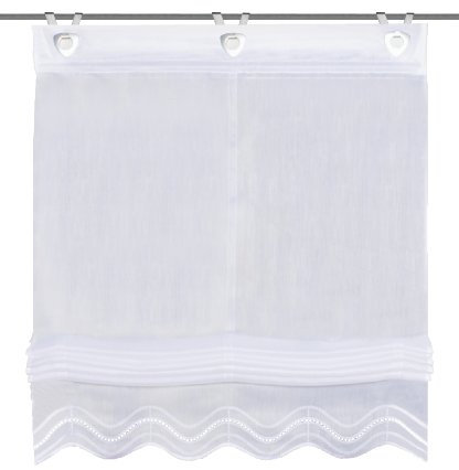 Home fashion Raffrollo, Weiß