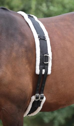 Shires Nylon Roller with Fleece Padding (Black, X-Full)