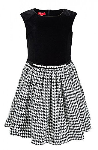 La-V Robe Fille Noir/122 (7 Ans)