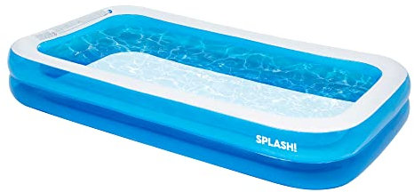Hillington Jumbo Deluxe Rectangular Inflatable Family Swimming Pool 3.05m (120)