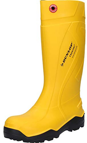 DUNLOP Sicherheitsstiefel Purofort gelb 42