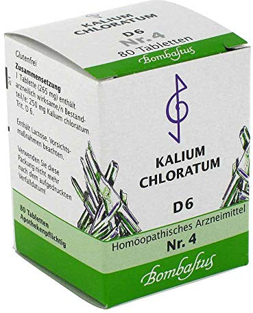 Biochemie 4 Kalium chloratum D6 Tabletten 80 stk