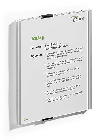 Durable Türschild A4 (Info Sign, 210 x 297 mm) metallic silber, 480623