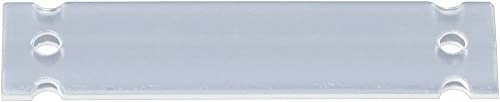 HellermannTyton Helafix Kabel-Markierer, Kabelbinder, Transparent, 70mm x 25 mm, 50 Stück, Packung a 50 Stück