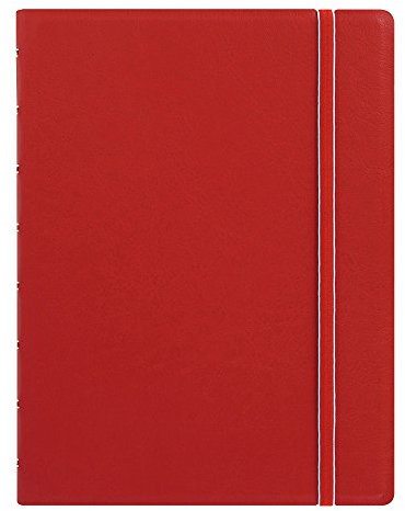Filofax Notizbuch, A5 Größe A5 rot