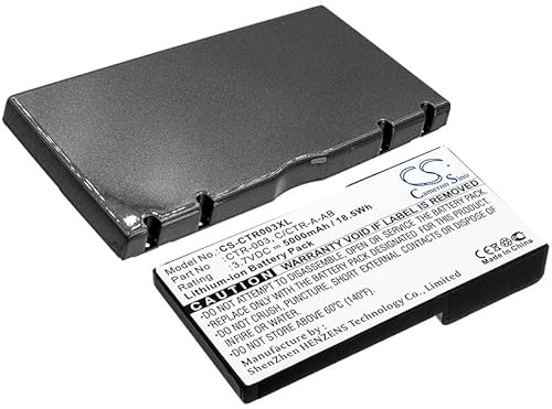 VINTRONS Replacement Battery For NINTENDO C/CTR-A-AB, CTR-003