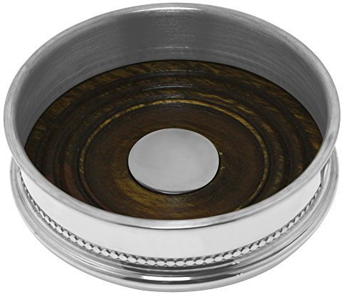 English Pewter Company WG300 - Posavasos para botellas de vino de peltre