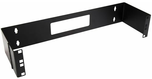 StarTech.com Rack de Pared 2U con Bisagras 2U - 15,2 cm de Profundidad - Rack de Servidores Abisagrado para Panel de Conexiones 19 - Rack 2U para Equipos de Red Poco Profundos - 10 kg (WALLMOUNTH2)