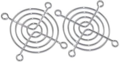 Bgears 2-Piece 60mm Fan Grill, 2.75 L x 2.36 W x 2.36 H, Desktop Compatible