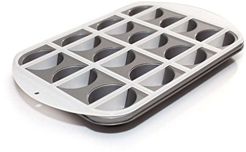 Love Cooking Company Mrs. Fields(TM) Half-N-Half Cupcake Pan-12 Cavity 16-inch x 10.75-inch
