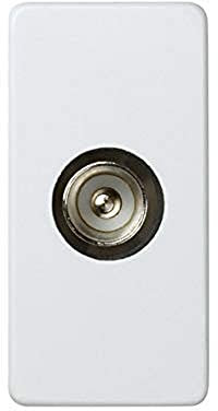 Simon 27475-34 toma de corriente TV Blanco