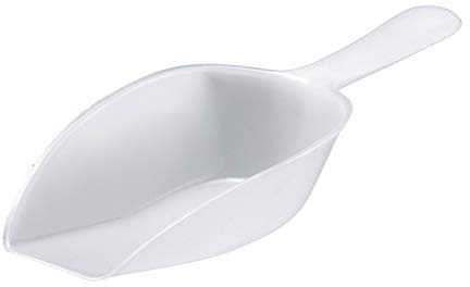 Westmark Back-/Abwiege-/Abfüllschaufel, Füllvolumen: 110 ml (ca. 100 g Mehl), Kunststoff, Weiß, 90912291