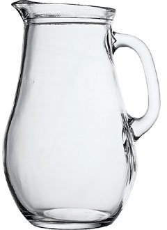 Traditional Glass Table Jug / Pitcher - 0.5Ltr (Box 6) - Ideal for serving water / wine to the table