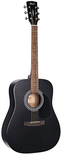 Cort AD810 Akustikgitarrenset schwarz Satin Folk Gitarre
