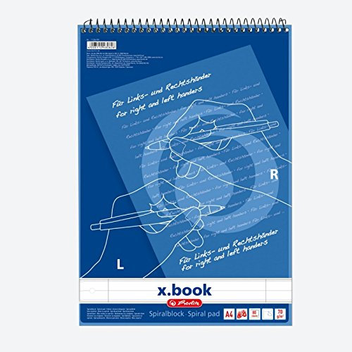 Herlitz Collegeblock / DIN A4 / für Rechts & Linkshänder / liniert