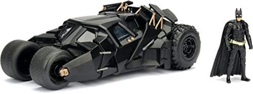 Modello TUMBLER Batmobile BATMAN THE DARK KNIGHT 19cm Scala 1/24 CON FIGURA Originale JADA Toys