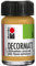Marabu 14010039784 - Decormatt Acryl Metallic-Gold 784, 15 ml, samtmatte Acrylfarbe auf Wasserbasis, cremig und farbintensiv, speichelfest, wetterfest, zum freien Malen und Schablonieren