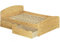 Erst-Holz Funktionsbett Doppelbett mit 3 Staukästen Rollrost 140x200 Seniorenbett Massivholz Kiefer 60.50-14