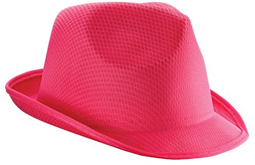 Promo Mafia Hut Karneval Mallorca Fasching Urlaub Junggesellenabschied Cap Farbe pink