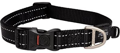 ROGZ HB06-A Utility Halsband/Fanbelt, L, schwarz