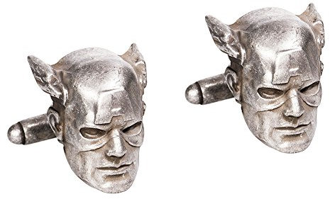 Marvel Comics Captain America 3D Manschettenknöpfe (Silber) - None