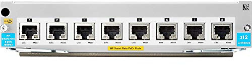 HPE 5400R 8-Port 1/2.5/5/10GBASE-T PoE+ with MACsec v3 zl2 Module - for Data Networking - 8 x RJ-45 10GBase-T LAN - Twisted Pair10 Gigabit Ethernet - 10GBase- - 10 Gbit/s - 1