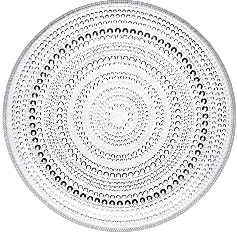 Iittala Castehelmi 1007057 Plate, 9.8 inches (24.8 cm), Clear