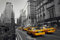 empireposter New York - Yellow Cab colourlight - Poster Foto Manhattan New York NYC USA Taxi - Grösse 91,5x61 cm