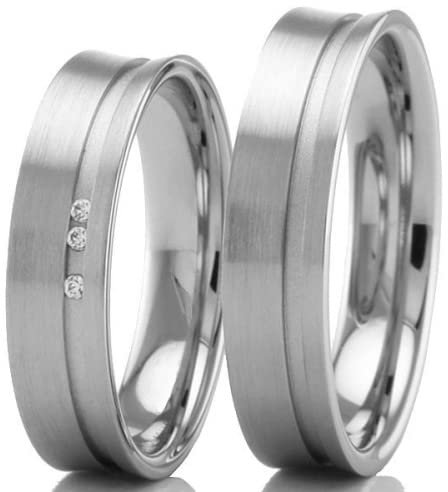 500/- Palladium Trauringe 02-31130-140
