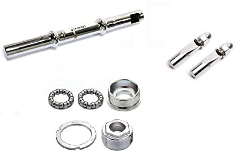 CicloSportMarket Perno CHIAVELLA + Calotte Movimento ITA/ING + 2 Chiavelle Graziella - Olanda (Inglese ING 34,75mm, 39-57 - 47= 143mm)