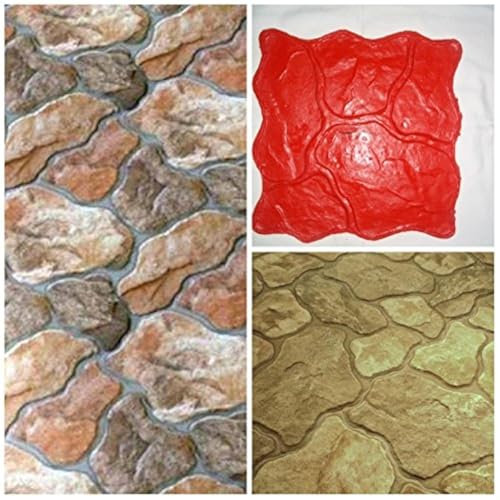 Sabina - Mat Stamp Texturing Skin Slate Pattern Stone Decorative Concrete Cement Imprint Texture Stamp Mat Polyurethane Stamping