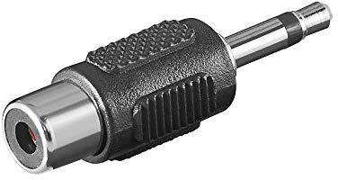 Adapter 3.5mm mono Stecker auf Cinch Kupplung