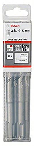 Bosch Pro, Punte per martelli perforatori SDS-Plus-7, (10 Pezzi, Ø12mm)