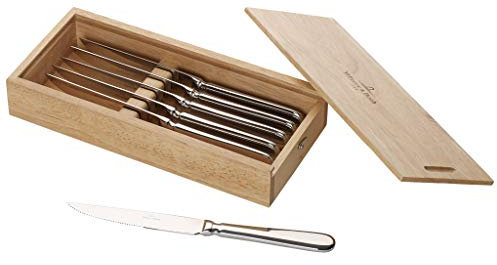 Villeroy & Boch Oscar Coltello Pizza/Bistecca 6 Pezzi, Acciaio