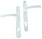 Yale P-YSHMK3LL-WH MK3 Security Door Handle, White Finish, High Security, 92mm Centre, 215mm Fixing Holes Distance, Built in Cylinder Guard