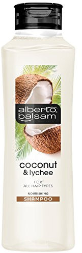 Alberto Balsam Coconut & Lychee fresh and fruity fragrance Nourishing Shampoo for all hair types including damaged hair 350 ml, white