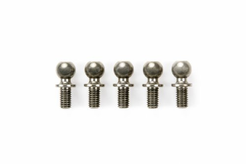 TAMIYA 300054209 - DB-01 Aluminium Ball Head, Fluorescent Coated, 5 x 5 mm, Pack of 5