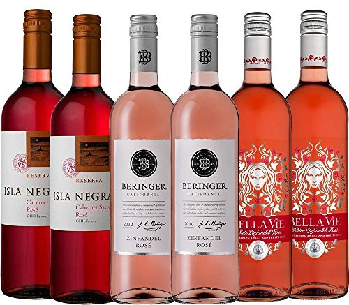 Rose Wine Case Gift with Hand Crafted Gifts2Drink Tag